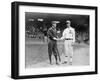 John Evers, Boston Braves, Eddie Plank, Philadelphia A's, Baseball Photo - Philadelphia, PA-Lantern Press-Framed Art Print