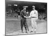 John Evers, Boston Braves, Eddie Plank, Philadelphia A's, Baseball Photo - Philadelphia, PA-Lantern Press-Mounted Art Print