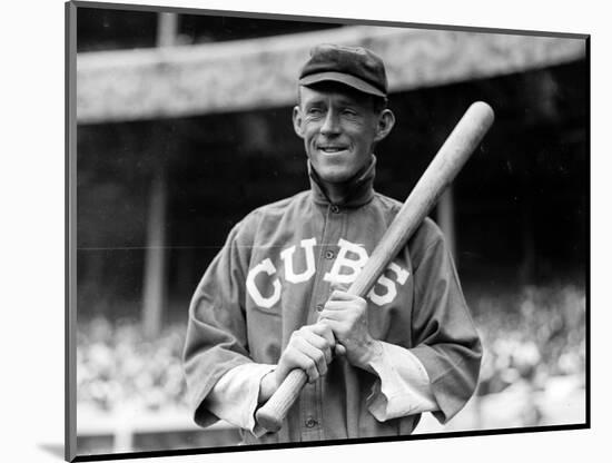John Evers, Chicago Cubs, Baseball Photo - New York, NY-Lantern Press-Mounted Art Print