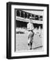 John Evers Chicago Cubs Portrait View Baseball Photograph - Chicago, IL-Lantern Press-Framed Art Print