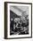 John F. Kennedy and Franklin D. Roosevelt Jr. Shaking Hands with Boy During Parade-Hank Walker-Framed Photographic Print