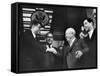 John F. Kennedy and Nikita S. Kruschev's First Meeting at Us Embassy-null-Framed Stretched Canvas