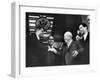 John F. Kennedy and Nikita S. Kruschev's First Meeting at Us Embassy-null-Framed Photographic Print