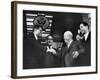 John F. Kennedy and Nikita S. Kruschev's First Meeting at Us Embassy-null-Framed Photographic Print