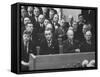 John F. Kennedy at Samuel Rayburn's Funeral-Michael Rougier-Framed Stretched Canvas