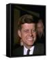 John F. Kennedy Attending the Democratic National Convention-Paul Schutzer-Framed Stretched Canvas