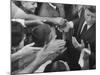 John F. Kennedy During His Campaign Tour-null-Mounted Photographic Print