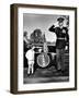 John F Kennedy Jr Look Up at Sgt-null-Framed Photo