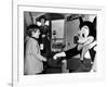 John F Kennedy Jr Shake Hands with Mickey Mouse During Visit to New York World's Fair, Apr 24, 1965-null-Framed Photo