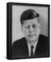 John F Kennedy (Portrait) Art Poster Print-null-Framed Poster