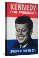 John F. Kennedy Presidential Election Campaign Poster, 1960-null-Stretched Canvas