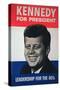 John F. Kennedy Presidential Election Campaign Poster, 1960-null-Stretched Canvas