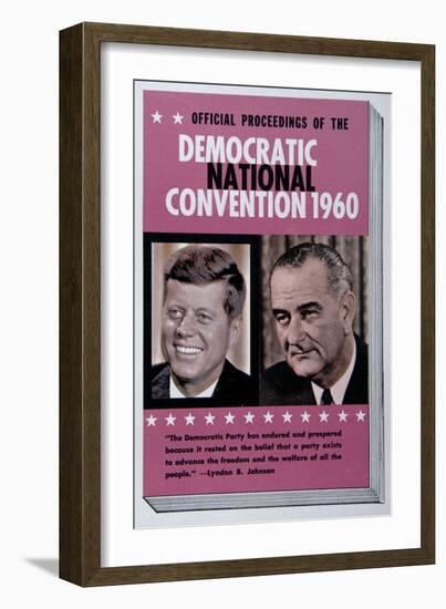 John F. Kennedy's Presidential Campaign, 1960-null-Framed Giclee Print