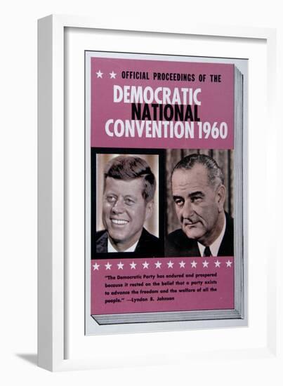 John F. Kennedy's Presidential Campaign, 1960-null-Framed Giclee Print