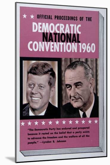 John F. Kennedy's Presidential Campaign, 1960-null-Mounted Giclee Print