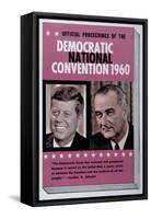 John F. Kennedy's Presidential Campaign, 1960-null-Framed Stretched Canvas