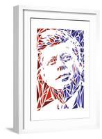 John F Kennedy-Cristian Mielu-Framed Art Print