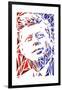 John F Kennedy-Cristian Mielu-Framed Art Print