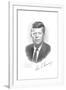 John F. Kennedy-null-Framed Art Print