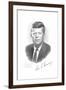 John F. Kennedy-null-Framed Art Print