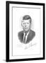 John F. Kennedy-null-Framed Art Print