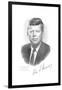 John F. Kennedy-null-Framed Art Print