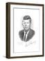 John F. Kennedy-null-Framed Art Print