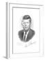John F. Kennedy-null-Framed Art Print