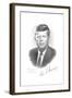 John F. Kennedy-null-Framed Art Print