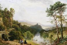 A View of Mereworth Castle and Park-John F . Tennant-Stretched Canvas