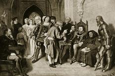Queen Margaret's Defiance of the Scottish Parliament, 1859-John Faed-Giclee Print
