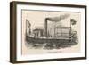 John Fitch's Second Steamboat on the Delaware River-null-Framed Art Print