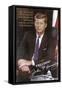 John Fitzgerald Kennedy President of the USA 1961-1963-null-Framed Stretched Canvas