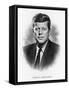 John Fitzgerald Kennedy President of the USA 1961-1963-null-Framed Stretched Canvas