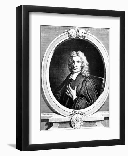 John Flamsteed, English Astronomer and Clergyman, 1712-George Vertue-Framed Giclee Print