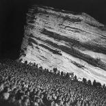 Creation Rock Dwarfs Audience during Concert Directed by Igor Stravinsky at Red Rocks Amphitheater-John Florea-Photographic Print