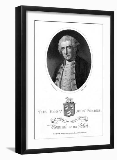 John Forbes, Admiral-George Romney-Framed Art Print