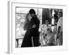 John Ford directs Constance Towers and Jeffrey Hunter-null-Framed Photo