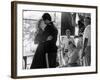 John Ford directs Constance Towers and Jeffrey Hunter-null-Framed Photo