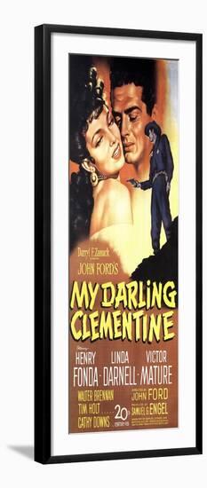 John Ford's My Darling Clementine, 1946, "My Darling Clementine" Directed by John Ford-null-Framed Giclee Print