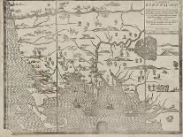 The Map of New England (From: William Hubbard's the Present State of New-England), 1677-John Foster-Stretched Canvas