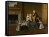 John, Fourteenth Lord Willoughby de Broke, and His Family, c.1766-Johann Zoffany-Framed Stretched Canvas