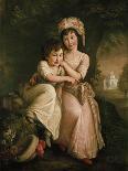 Portrait of Stephen Peter and Mary Anne Rigaud as Children-John Francis Rigaud-Giclee Print