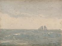 Seascape, C.1900 (Oil on Canvas)-John Fraser-Framed Stretched Canvas