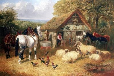 Farmyard Scene, (C1840-C1900)