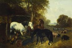 The Return from the Hunt in the Rain-John Frederick Herring Jnr-Giclee Print