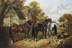 The Return from the Hunt in the Rain-John Frederick Herring Jnr-Giclee Print