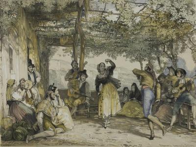 Spanish Peasants Dancing the Bolero, 1836