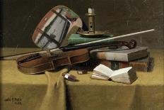Tabletop with Violin-John Frederick Peto-Giclee Print