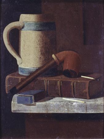 Mug, Pipe and Book
